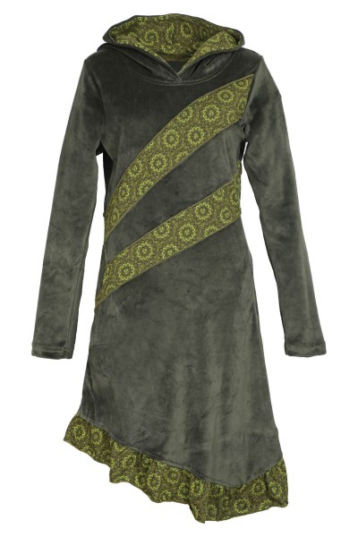 Elfenkleid aus Baumwollsamt mit Zipfelkapuze, Alternatives Kleid Nr. 29