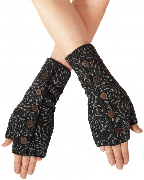 Armstulpen Handstulpen Pulswärmer aus Fleece hw57