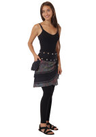 Wickelrock mit verspielten Kreisen und Schnürung Nr. 181