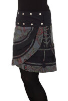 Wickelrock mit verspielten Kreisen und Schnürung Nr. 181