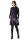 Alternatives Kapuzenkleid aus Baumwolle, Goa Kleid Nr. 77 Schwarz XL