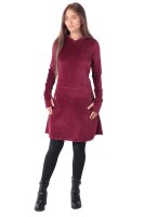Alternatives Kleid aus Samt mit Kapuze Nr. 137 Rot M