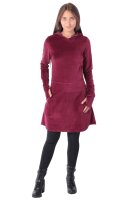 Alternatives Kleid aus Samt mit Kapuze Nr. 137 Rot M