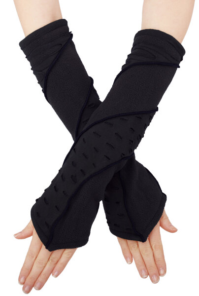 Armstulpen, dezent und wirkungsvoll für Damen hw8 Schwarz 2