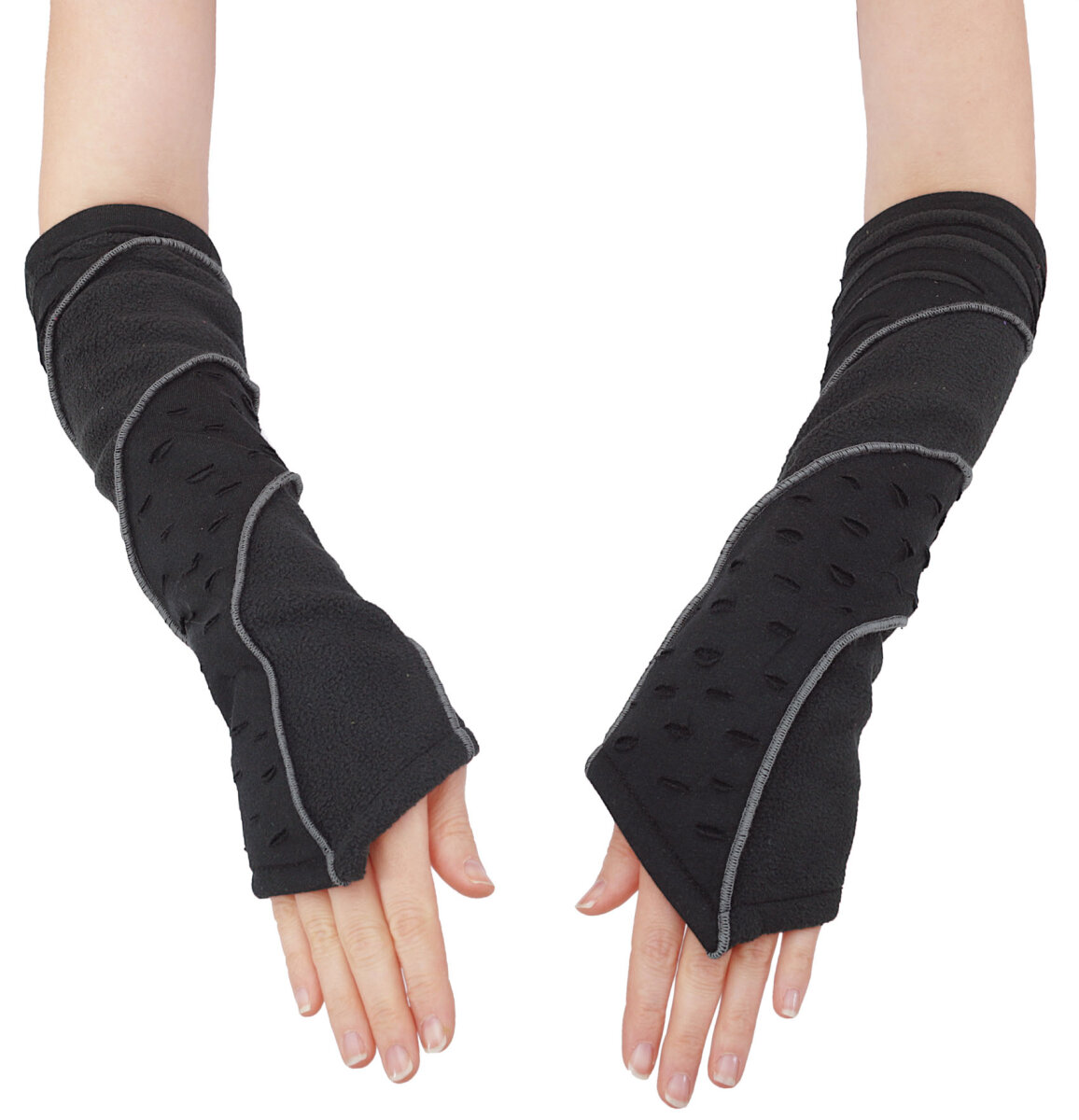 Elegante Armstulpen Für Den Winter Pelzige Pulswä Produktbild-Vorschau 3