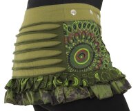 Kurzer Wickelrock mit Patchwork sk27