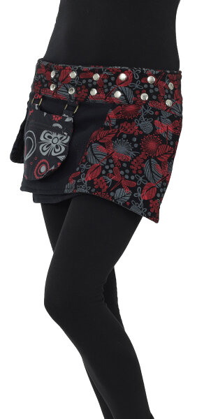 Wickelrock, Taschengurt und Nierenwärmer aus Fleece Nr. 40