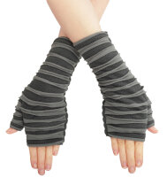Handstulpen aus Fleece und Jersey, Pulswärmer mit Daumen hw17