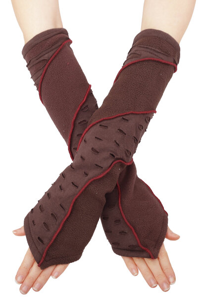 Armstulpen, dezent und wirkungsvoll für Damen hw8 Braun