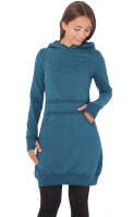 Kapuzenpullover-Kleid Hoodie Einfarbig dr19