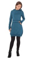 Kapuzenpullover-Kleid Hoodie Einfarbig dr19