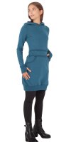 Kapuzenpullover-Kleid Hoodie Einfarbig dr19