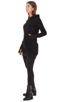 Sweat-Kleid mit Kapuze und Seitentaschen dr30