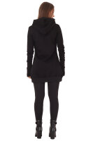 Sweat-Kleid mit Kapuze und Seitentaschen dr30