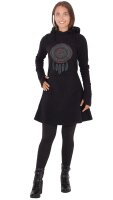 Fleece-Kleid mit Traumfänger und Kapuze dr31