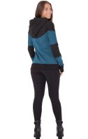 Pullover Zweifarbiger Hoodie Kapuzenpullover dr35