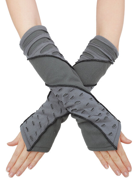 Armstulpen, dezent und wirkungsvoll für Damen hw8 Grau