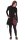 Kleid aus Jersey mit Blumen-Print und Kapuze dr132