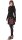 Kleid aus Jersey mit Blumen-Print und Kapuze dr132