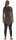Kleid aus Jersey mit Zipfelkapuze und Flechtung dr3 Grau M