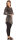 Kleid aus Jersey mit Zipfelkapuze und Flechtung dr3 Grau M