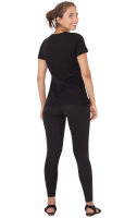 Damen T-Shirt mit geflochtenem Ausschnitt dr8