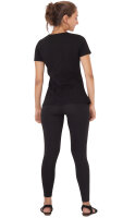Damen T-Shirt mit geflochtenem Ausschnitt dr8