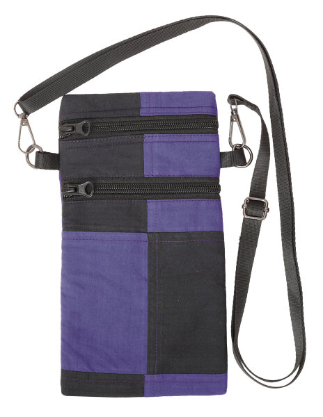 Handytasche Tasche für Smartphone Handyhülle zum Umhängen bb31 Lila