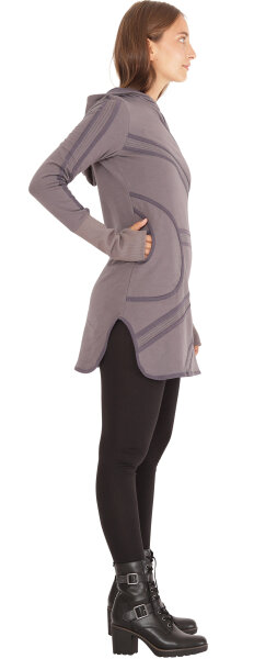 Sweatkleid mit Kapuze Hoodiekleid dr39