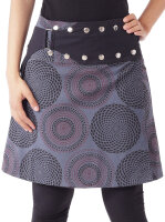 Wickelrock mit Tasche und Kreisen Nr. 172