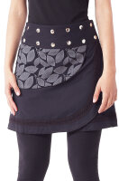 Wickelrock aus leichter Baumwolle mit Blättern Nr. 231