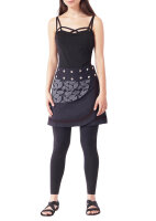 Wickelrock aus leichter Baumwolle mit Blättern Nr. 231