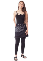 Wickelrock aus leichter Baumwolle mit Blättern Nr. 231