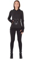 Pullover Hoodie Kapuzenpullover mit Katze dr34