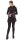 Zweifarbiges Kapuzenpullover-Kleid aus Fleece dr12 Grau XL