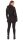 Zweifarbiges Kapuzenpullover-Kleid aus Fleece dr12 Grau XL