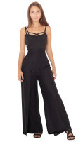 Open Belt Pant Schwarz