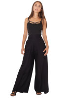 Open Belt Pant Schwarz