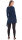 Longshirt Tunika aus leichter Baumwolle mit Zipfelkapuze, Elfentunika Nr. 60 M Blau 2