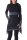 Kleid aus leichter Baumwolle mit Zipfelkapuze, Elfenkleid Oberteil Nr. 37 Schwarz M