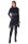 Kleid aus leichter Baumwolle mit Zipfelkapuze, Elfenkleid Oberteil Nr. 37 Schwarz M