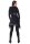 Kleid aus leichter Baumwolle mit Zipfelkapuze, Elfenkleid Oberteil Nr. 37 Schwarz M