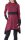 Kleid aus leichter Baumwolle mit Zipfelkapuze, Elfenkleid Oberteil Nr. 37 Rot S
