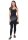 Winterrock aus Fleece Wickelrock mit Tasche Nr. 240 Schwarz