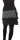 Winterrock aus Fleece Wickelrock mit Tasche Nr. 240 Schwarz