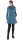 Samtkleid Winterkleid mit Applikationen und Taschen dr18 Blau M