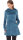 Samtkleid Winterkleid mit Applikationen und Taschen dr18 Blau M