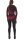 Pullover Longshirt Langärmlige Shirt-Tunika dr23 Rot M
