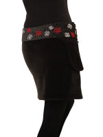 Winterrock aus Samt, Wickelrock Nr. 236