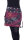 Damen Wickelrock mit Blumen und femininem Muster Nr. 182 Schwarz